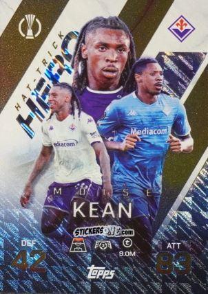 Cromo Moise Kean - UEFA Champions League & Europa League 2025-2026. Match Attax Extra
 n. 261 - Topps