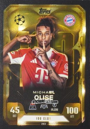 Cromo Michael Olise - UEFA Champions League & Europa League 2025-2026. Match Attax Extra
 n. 283 - Topps