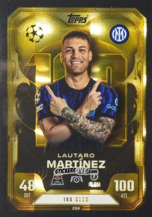 Cromo Lautaro Martinez - UEFA Champions League & Europa League 2025-2026. Match Attax Extra
 n. 284 - Topps