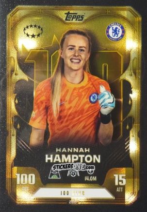 Cromo Hannah Hampton - UEFA Champions League & Europa League 2025-2026. Match Attax Extra
 n. 286 - Topps