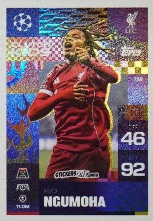 Sticker Rio Ngumoha - UEFA Champions League & Europa League 2025-2026. Match Attax Extra
 n. 298 - Topps