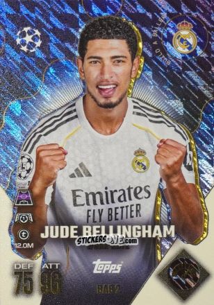 Figurina Jude Bellingham - UEFA Champions League & Europa League 2025-2026. Match Attax Extra
 n. BAB2 - Topps
