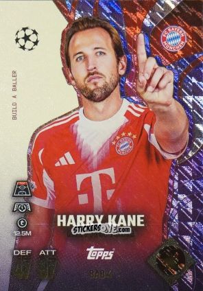 Sticker Harry Kane - UEFA Champions League & Europa League 2025-2026. Match Attax Extra
 n. BAB4 - Topps