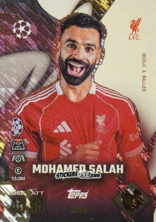 Sticker Mohamed Salah - UEFA Champions League & Europa League 2025-2026. Match Attax Extra
 n. BAB6 - Topps