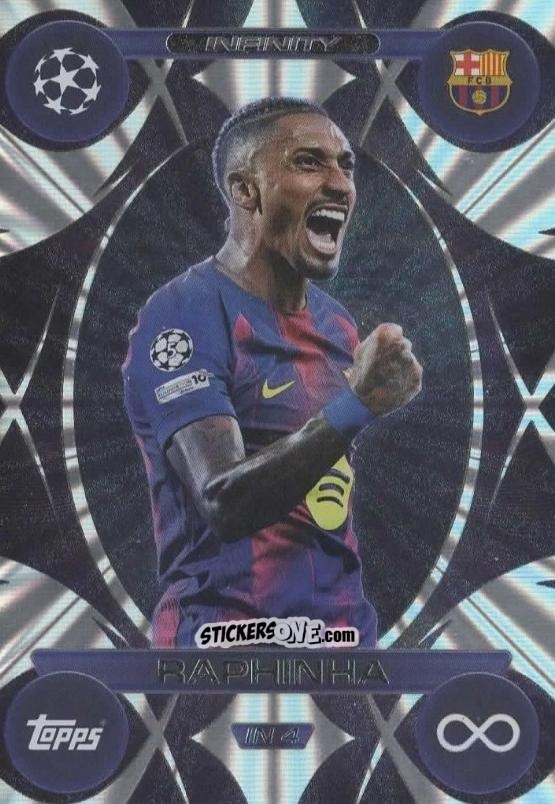 Cromo Raphinha - UEFA Champions League & Europa League 2025-2026. Match Attax Extra
 n. IN4 - Topps