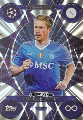 Figurina Kevin De Bruyne - UEFA Champions League & Europa League 2025-2026. Match Attax Extra
 n. IN9 - Topps