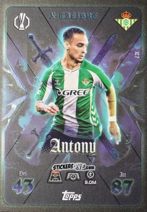 Cromo Antony - UEFA Champions League & Europa League 2025-2026. Match Attax Extra
 n. XC2 - Topps