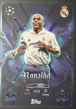 Sticker Ronaldo - UEFA Champions League & Europa League 2025-2026. Match Attax Extra
 n. XC5 - Topps