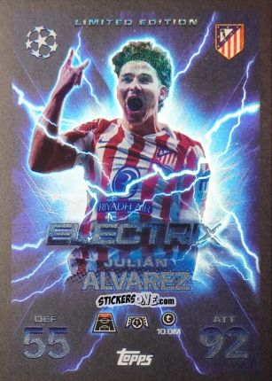 Cromo Julian Alvarez - UEFA Champions League & Europa League 2025-2026. Match Attax Extra
 n. LE11 - Topps