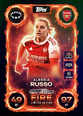 Figurina Alessia Russo - UEFA Champions League & Europa League 2025-2026. Match Attax Extra
 n. BF5 - Topps