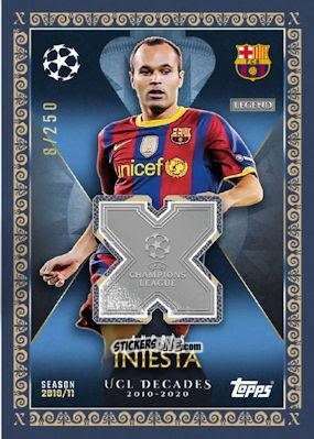Figurina Andrés Iniesta - UEFA Champions League & Europa League 2025-2026. Match Attax Extra
 n. UCLD-AI - Topps