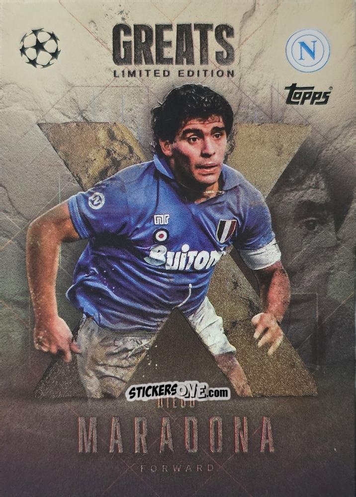 Figurina Diego Maradona - UEFA Champions League & Europa League 2025-2026. Match Attax Extra
 n. LEXG4 - Topps