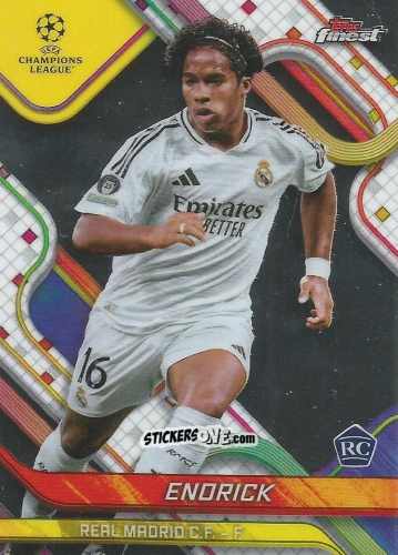 Cromo Endrick - Finest UEFA Club Competitions 2024-2025
 n. 100 - Topps