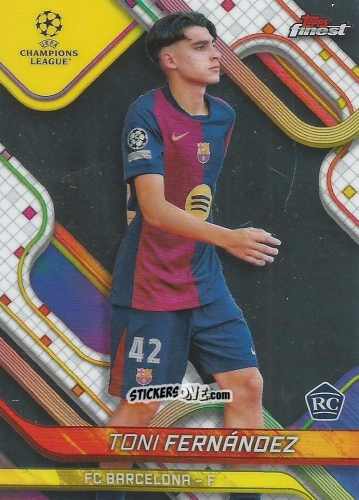 Figurina Toni FernAndez - Finest UEFA Club Competitions 2024-2025
 n. 123 - Topps
