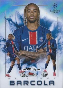 Figurina Bradley Barcola - Finest UEFA Club Competitions 2024-2025
 n. SK-1 - Topps
