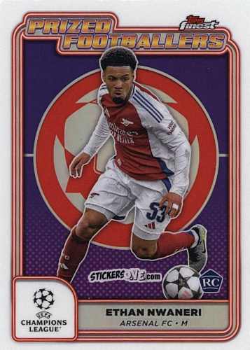 Figurina Ethan Nwaneri - Finest UEFA Club Competitions 2024-2025
 n. PF-24 - Topps
