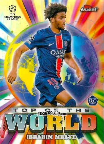 Figurina Ibrahim Mbaye - Finest UEFA Club Competitions 2024-2025
 n. TW-1 - Topps