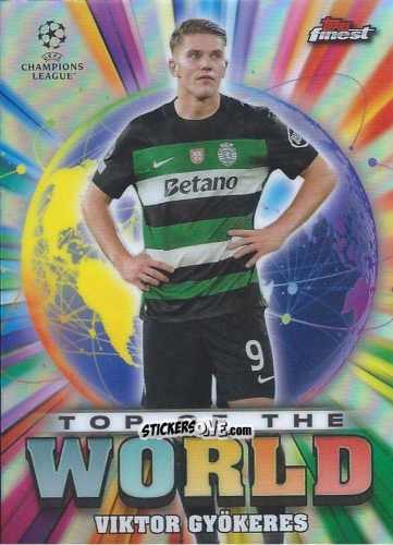 Figurina Viktor Gyokeres - Finest UEFA Club Competitions 2024-2025
 n. TW-23 - Topps