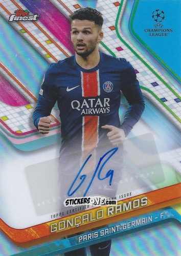 Cromo Goncalo Ramos - Finest UEFA Club Competitions 2024-2025
 n. BA-GR - Topps
