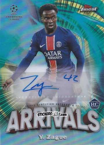 Figurina Yoram Zague - Finest UEFA Club Competitions 2024-2025
 n. AA-YZ - Topps