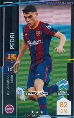 Cromo Pedri - Wccf Footista 2021 Serie F21-4
 n. 34 - Panini