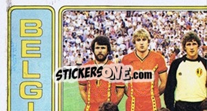 Sticker Equipe  Belgique - Football Belgium 1982-1983 n. 1 - Panini
