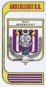 Sticker Armoiries Embleem - Football Belgium 1982-1983 - Panini