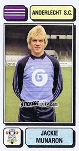 Sticker Jackie Munaron - Football Belgium 1982-1983 n. 8 - Panini