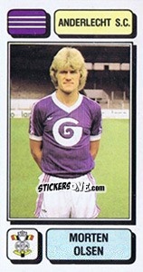 Sticker Morten Olsen - Football Belgium 1982-1983 - Panini