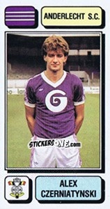 Sticker Alex Czerniatynski - Football Belgium 1982-1983 - Panini