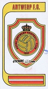 Figurina Armoiries Embleem - Football Belgium 1982-1983 - Panini