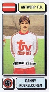 Sticker Danny Koekelcoren - Football Belgium 1982-1983 n. 30 - Panini