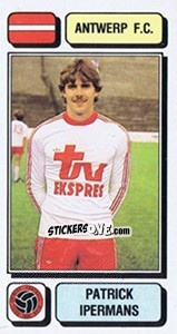 Sticker Patrick Ipermans - Football Belgium 1982-1983 n. 32 - Panini