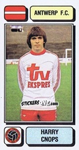 Sticker Harry Cnops - Football Belgium 1982-1983 - Panini