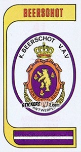 Sticker Armoiries Embleem - Football Belgium 1982-1983 n. 41 - Panini