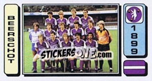 Figurina Equipe/Elftal - Football Belgium 1982-1983 n. 42 - Panini