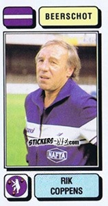 Sticker Rik Coppens - Football Belgium 1982-1983 n. 43 - Panini