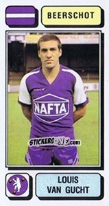 Cromo Louis van Gucht - Football Belgium 1982-1983 - Panini