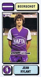 Sticker Jean Rylant - Football Belgium 1982-1983 - Panini