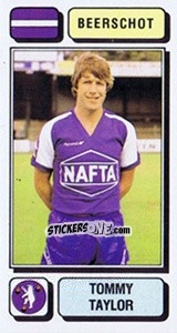 Sticker Tommy Taylor - Football Belgium 1982-1983 - Panini