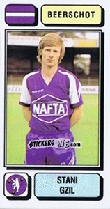 Sticker Stani Gzil - Football Belgium 1982-1983 n. 55 - Panini