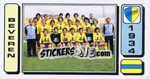 Sticker Equipe/Elftal - Football Belgium 1982-1983 - Panini