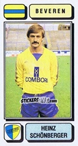 Cromo Heinz Schönberger - Football Belgium 1982-1983 - Panini