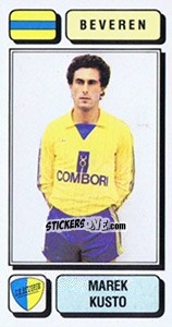 Sticker Marek Kusto - Football Belgium 1982-1983 n. 68 - Panini
