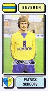 Sticker Patrick Schoofs - Football Belgium 1982-1983 n. 69 - Panini