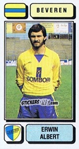 Cromo Erwin Albert - Football Belgium 1982-1983 - Panini