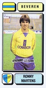 Sticker Ronny Martens - Football Belgium 1982-1983 n. 73 - Panini