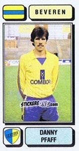 Sticker Danny Pfaff - Football Belgium 1982-1983 n. 74 - Panini