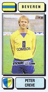 Sticker Peter Creve - Football Belgium 1982-1983 n. 75 - Panini