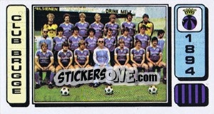 Sticker Equipe/Elftal